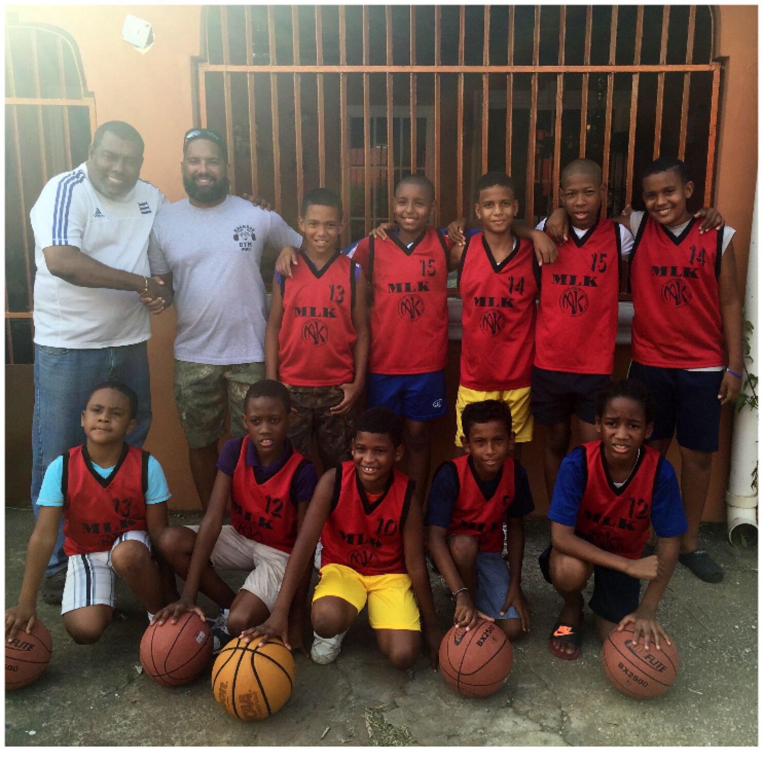 Nuestro equipo de baloncesto